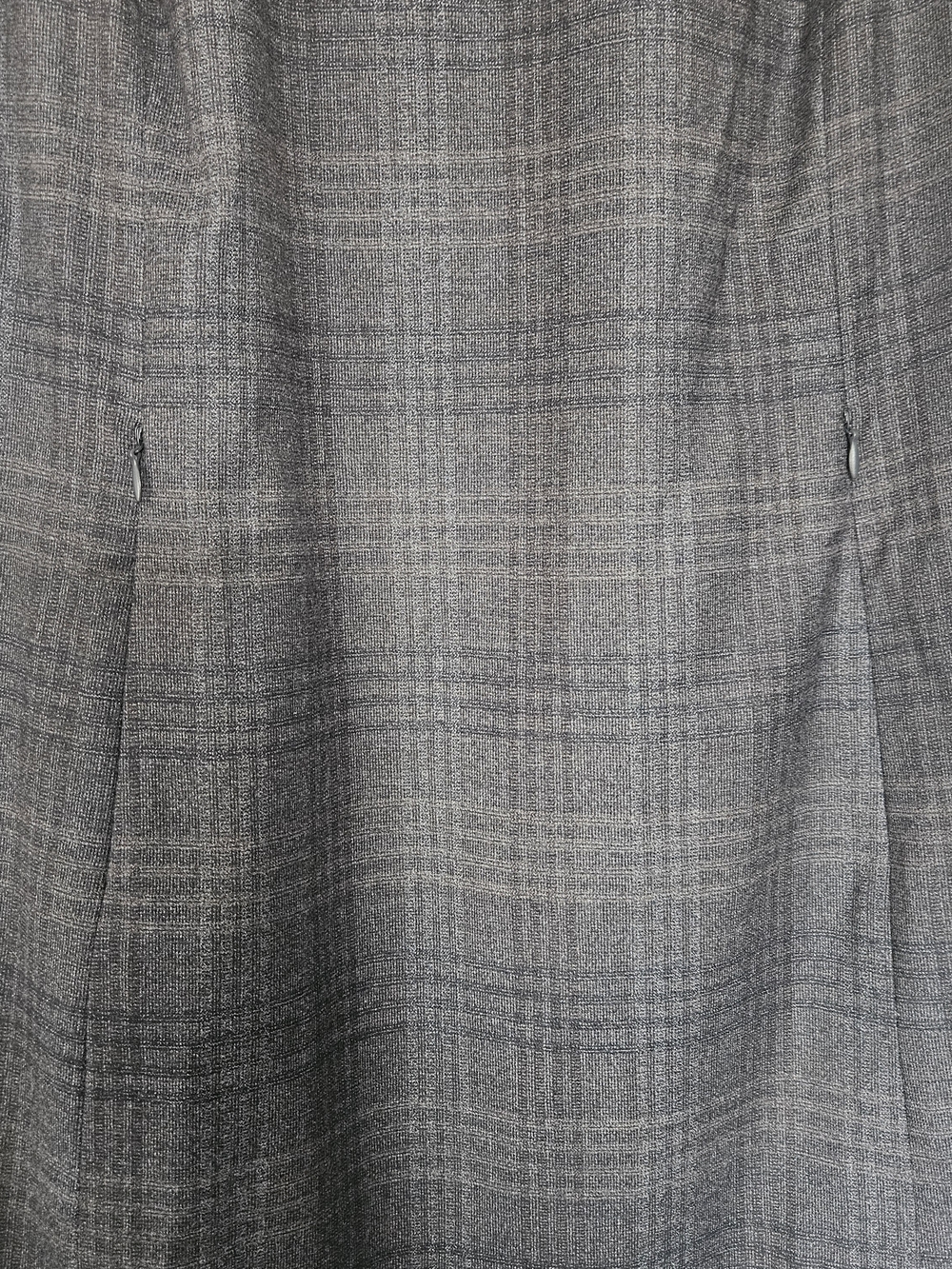 NWT Theory Back Zip Mod Dress Soft Plaid Size 10 - Picture 4 of 9